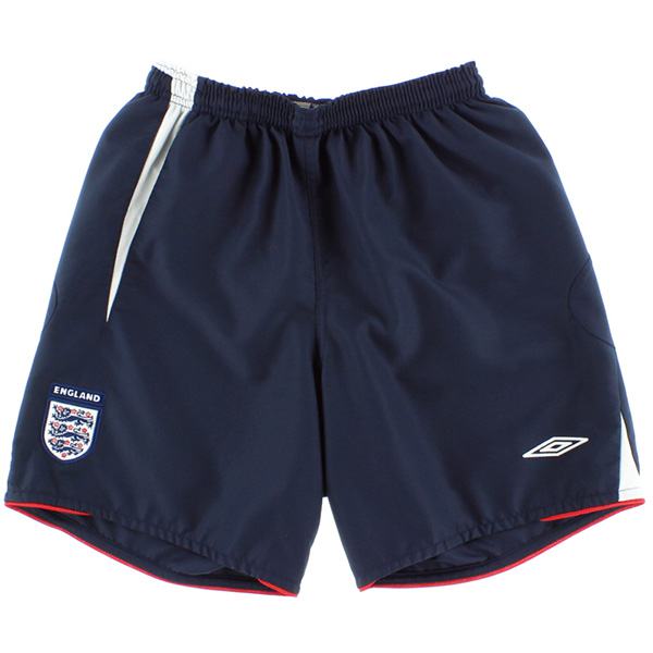 England domicile maillot shorts premier maillot de football masculin chemise de football pantalon 2005-2007